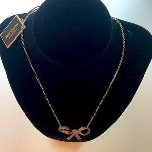 NWT Juicy Couture bow necklace